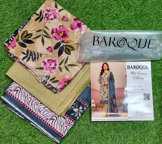 Nishat Original Lawn – 3PC Unstitched