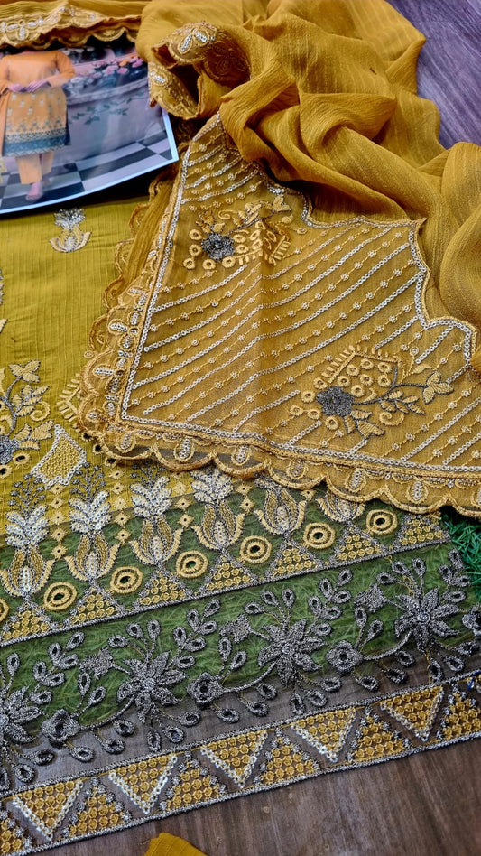 DUA Luxury Chikan Kari Eid Collection